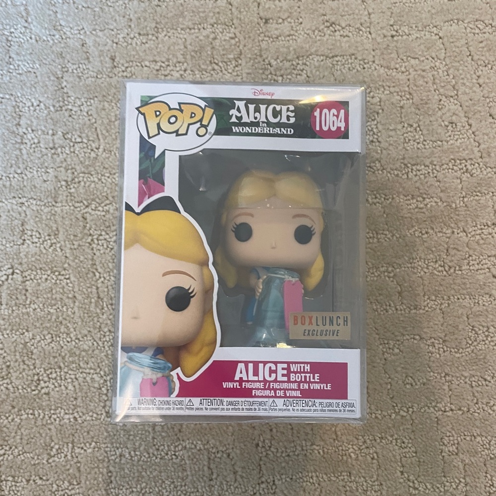 Alice with bottle funko pop